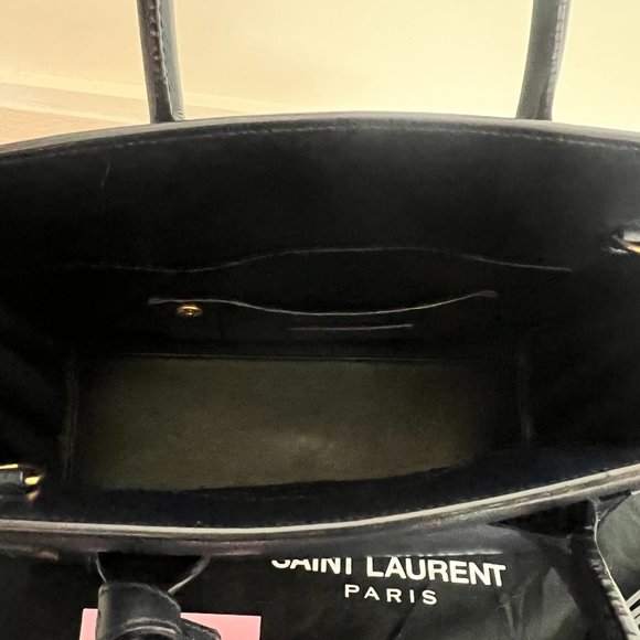 Saint laurent navy baby sac de jour bag - Picture 7 of 8